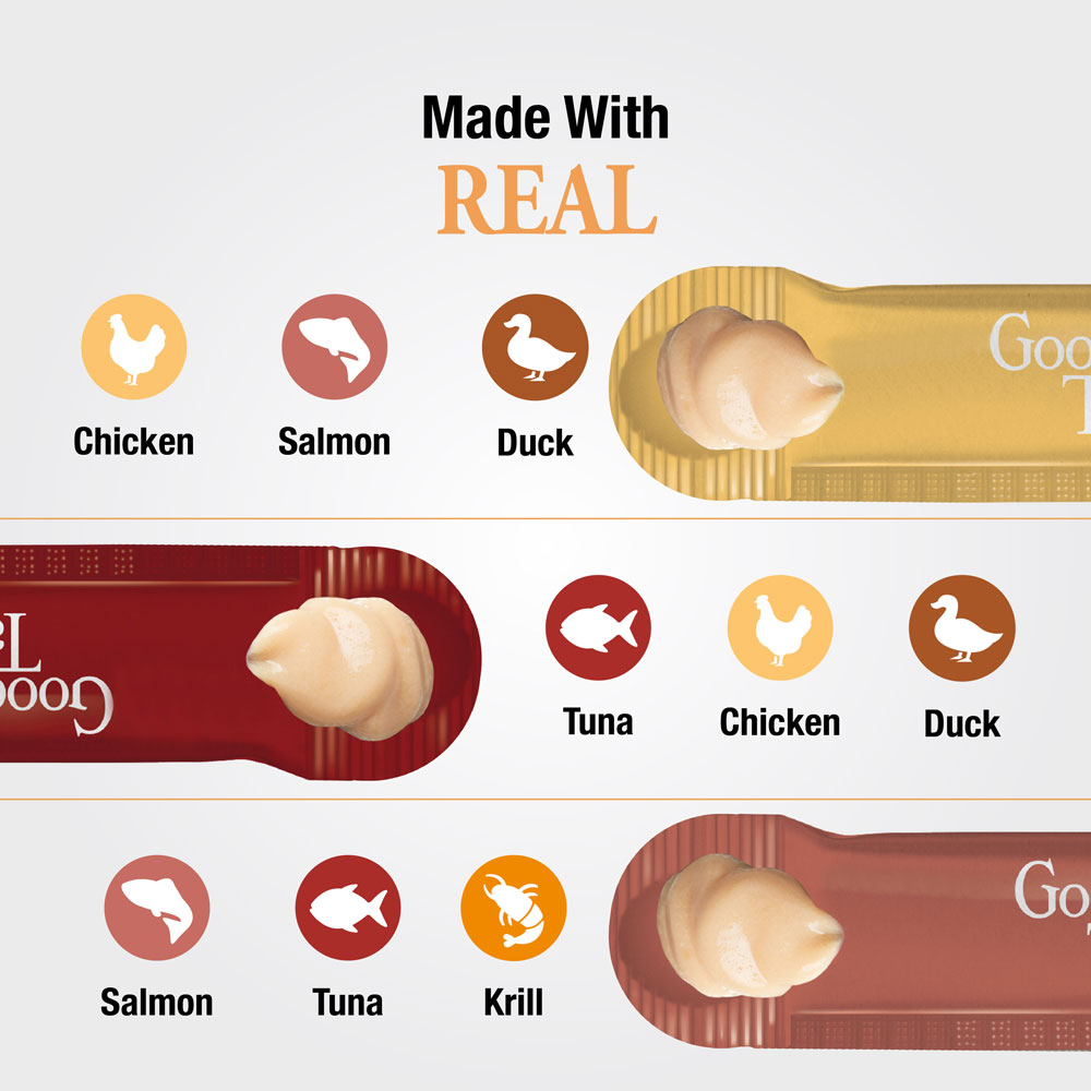 Good 'n' Tasty Savory Spoonables Variety Pack, 15 Count, Triple Flavor